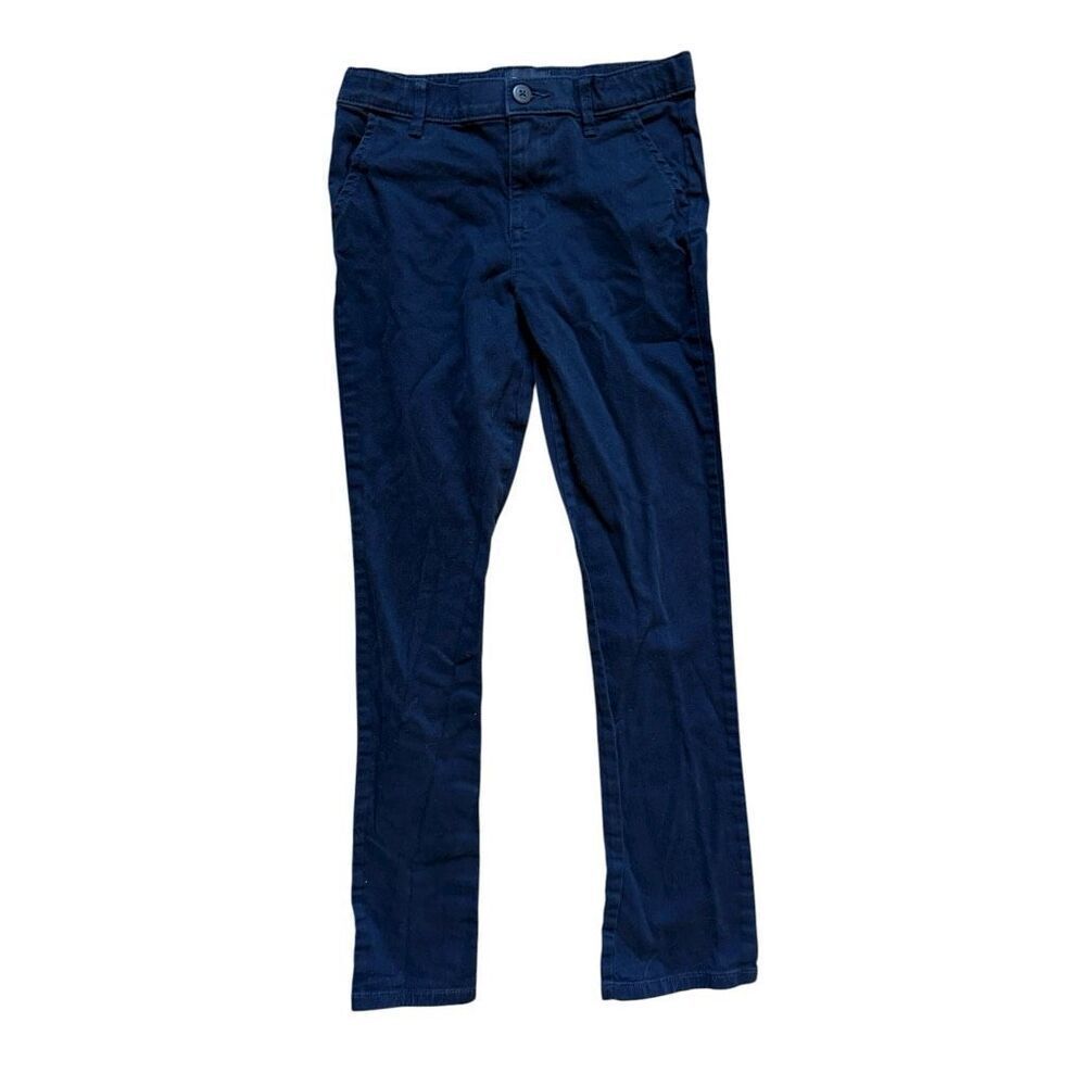 Youth BoysāThe Childrens Place Navy Blue Skinny Uniform Chino Pants - Sz 16 Slim